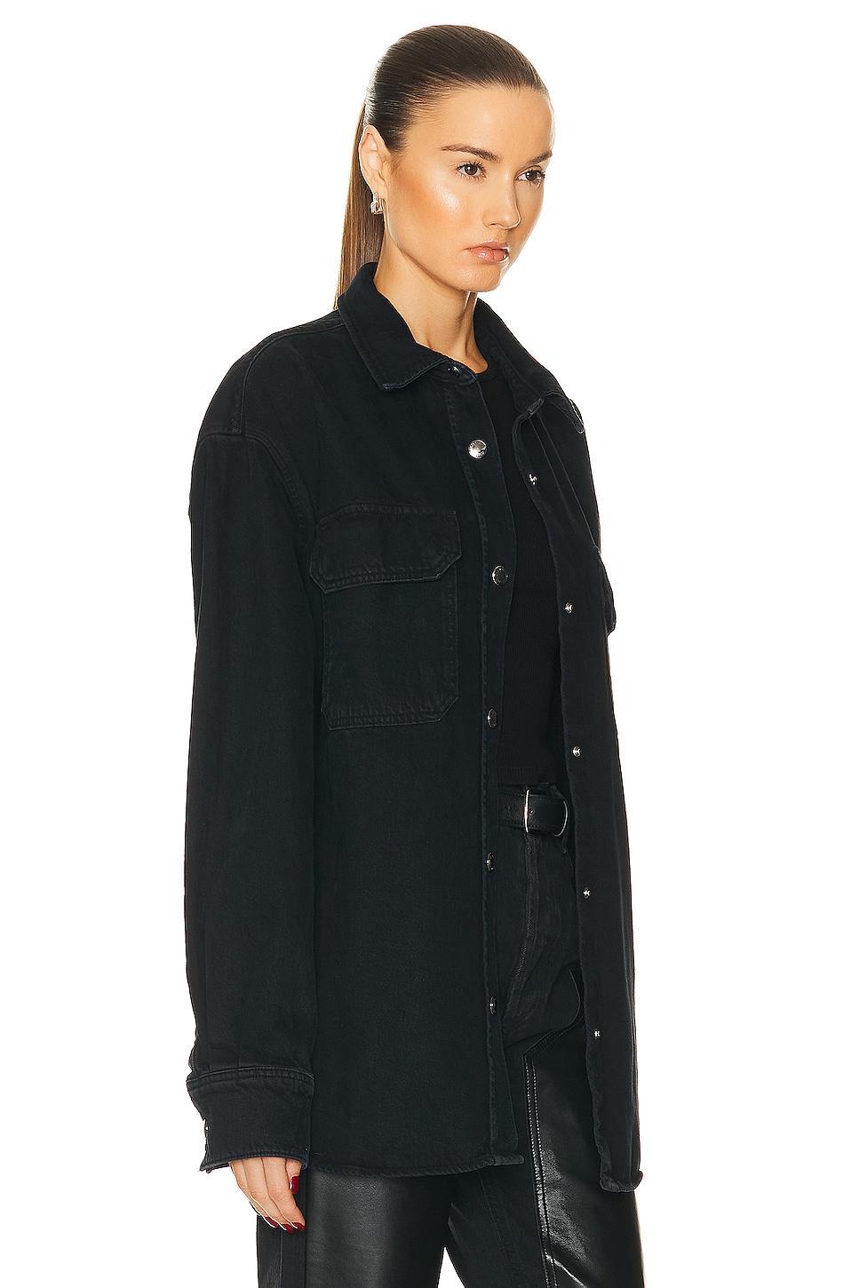 Camryn Upsized Denim Shirt AGOLDE Product Image