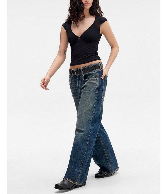 BDG Urban Outfitters Je Taime Cap Sleeve Top Product Image