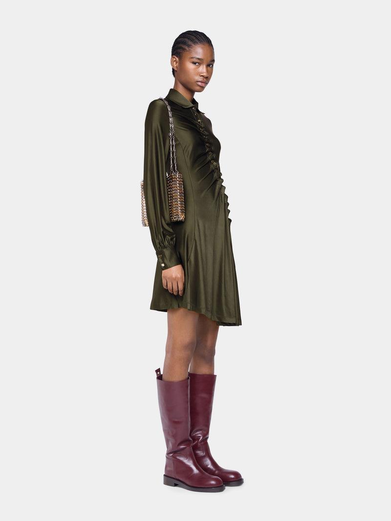DRAPED MINI DRESS IN JERSEY Product Image