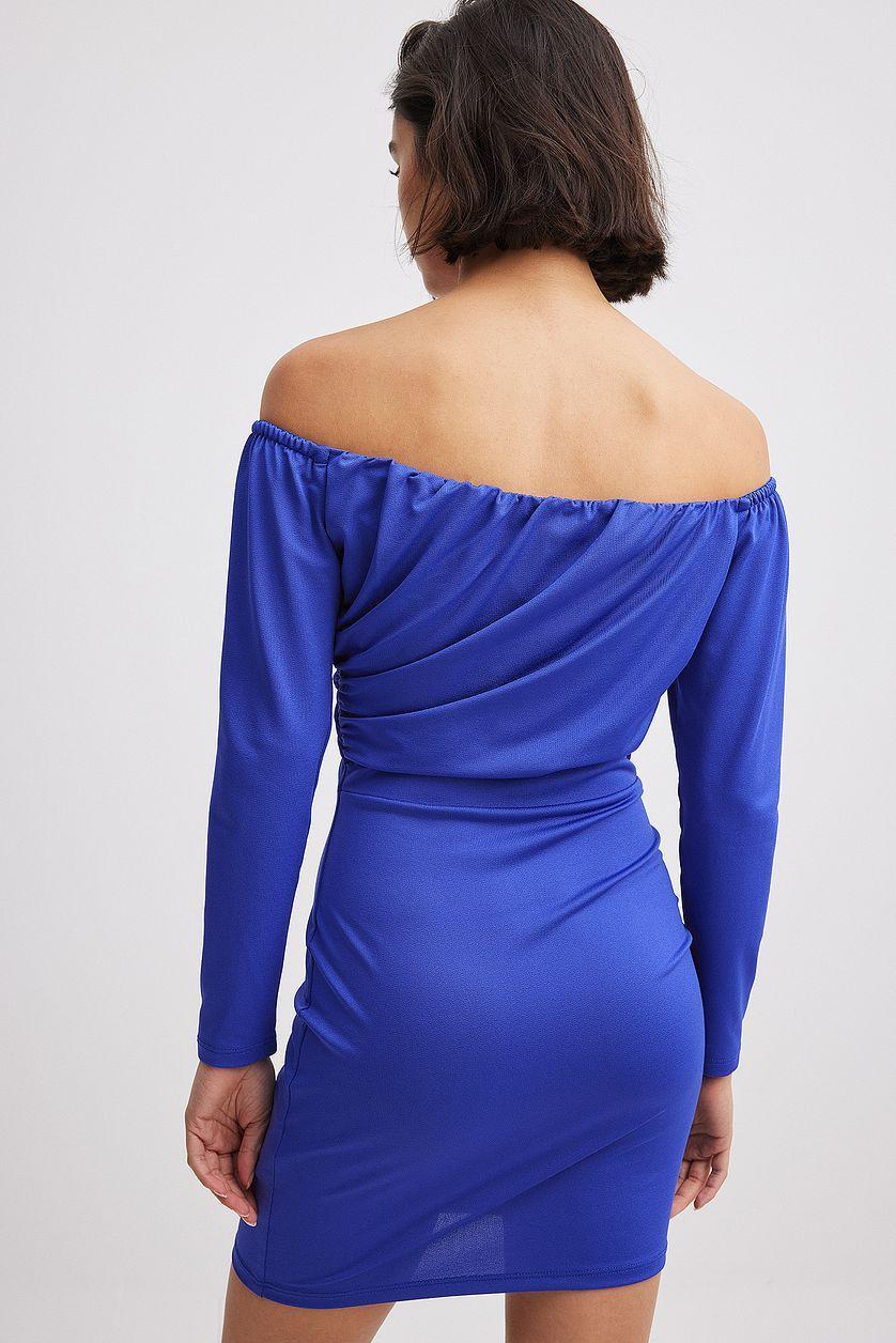 Draped Mini Dress Product Image