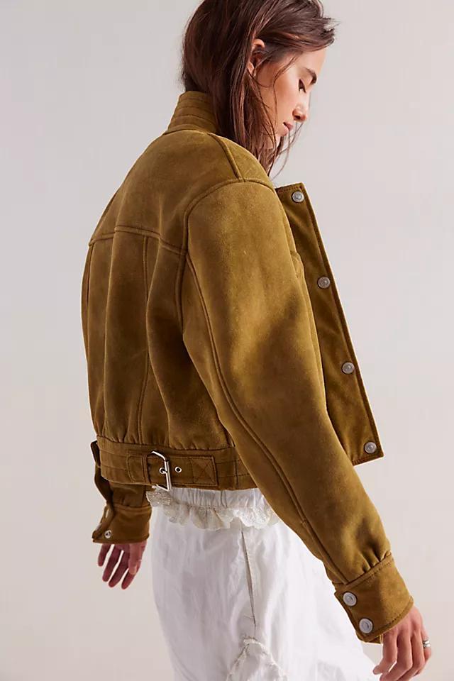 We The Free Wes Suede Bomber Product Image