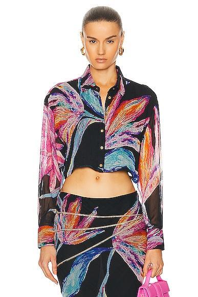 Margo Crop Shirt ROCOCO SAND Product Image