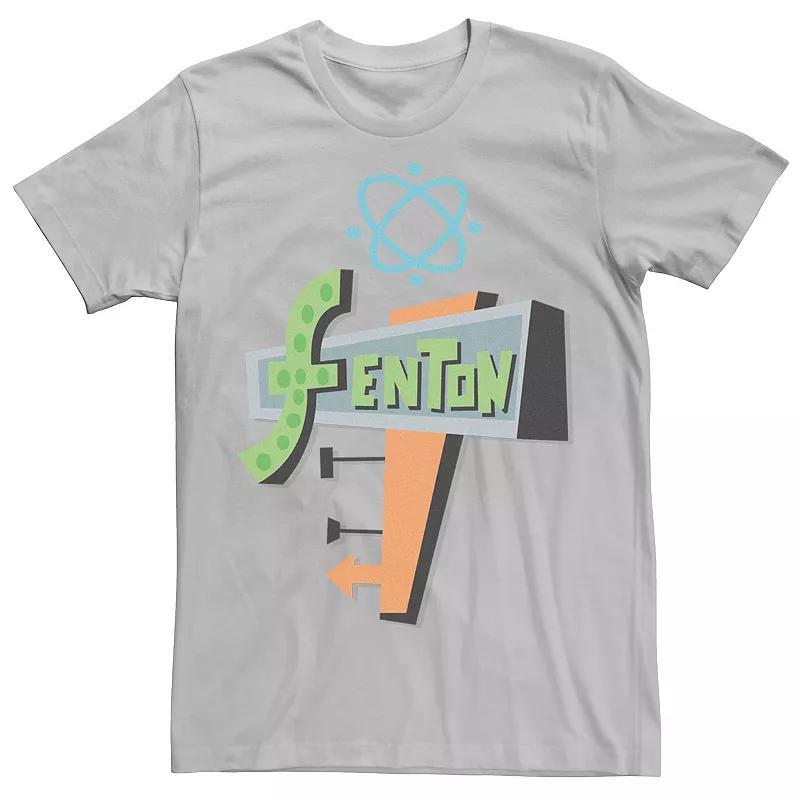 Men's Nickelodeon Danny Phantom Fenton Science Logo Tee, Size: Medium, Silver Product Image