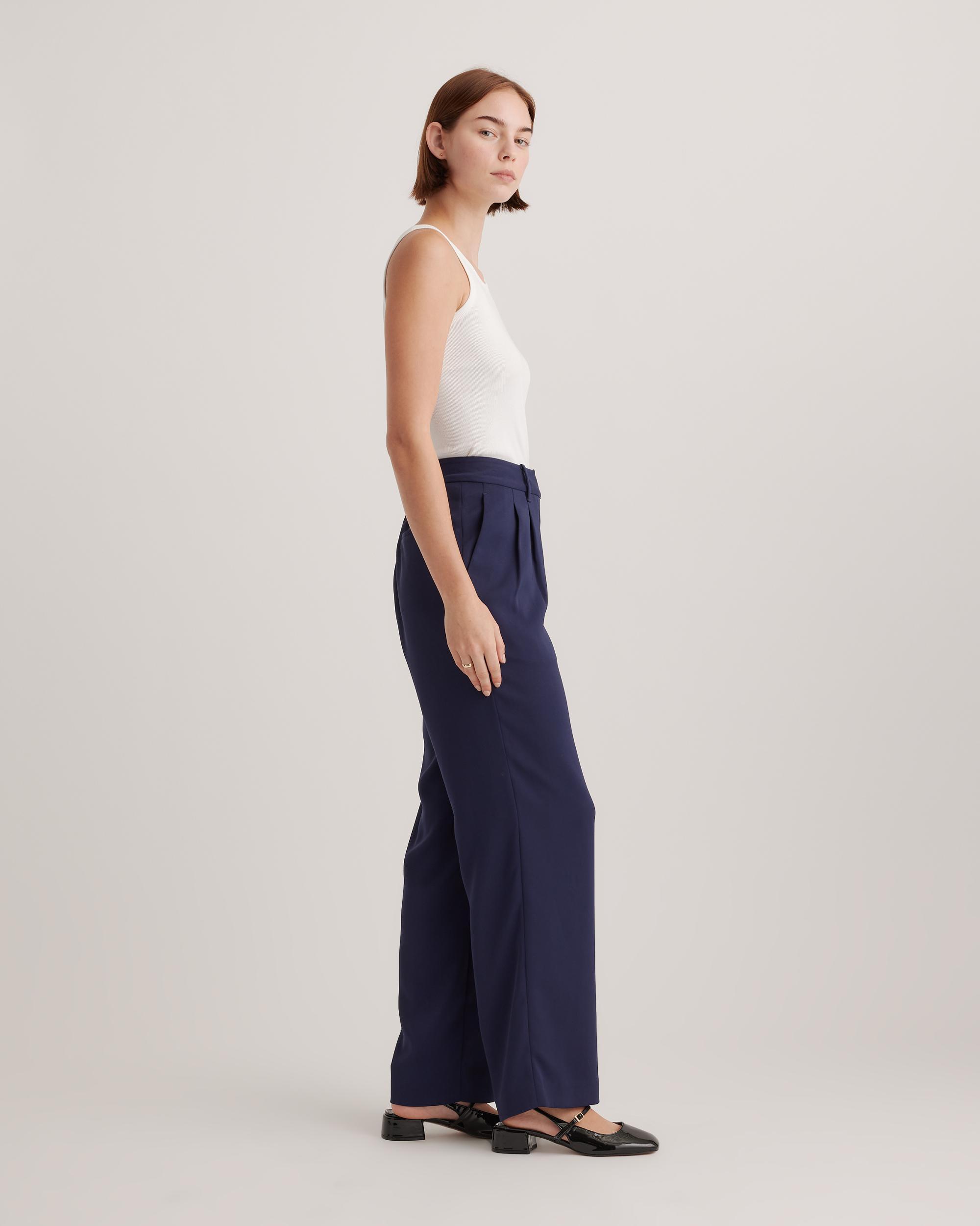 Quince | Women's Micro-Rib Scoop Neck Tank Top Size XS, Organic Cotton Product Image