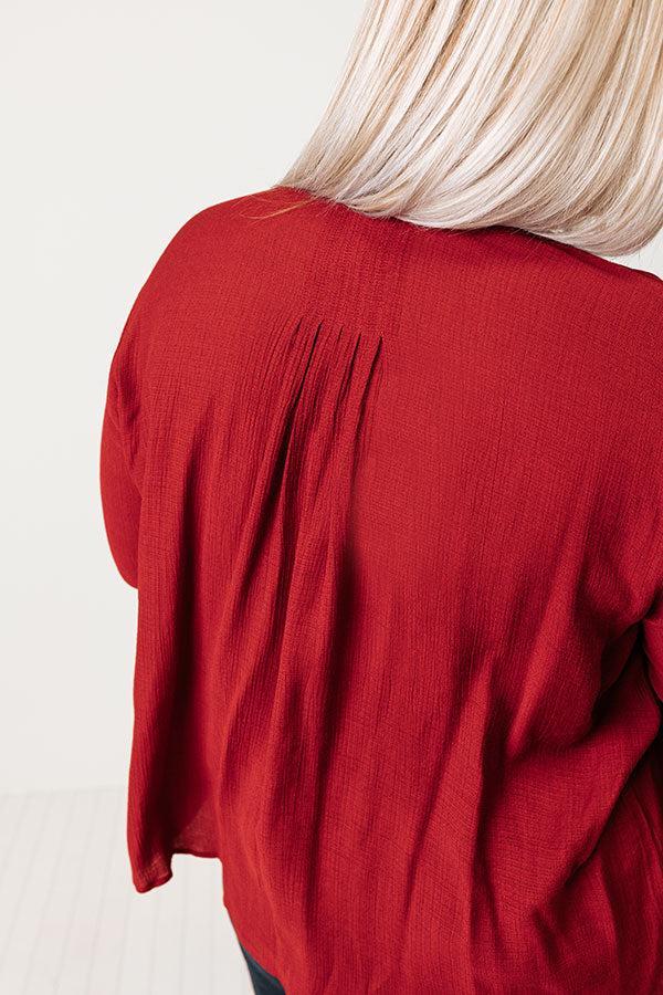 Santa Cruz Chic Shift Top In Wine Curves Product Image