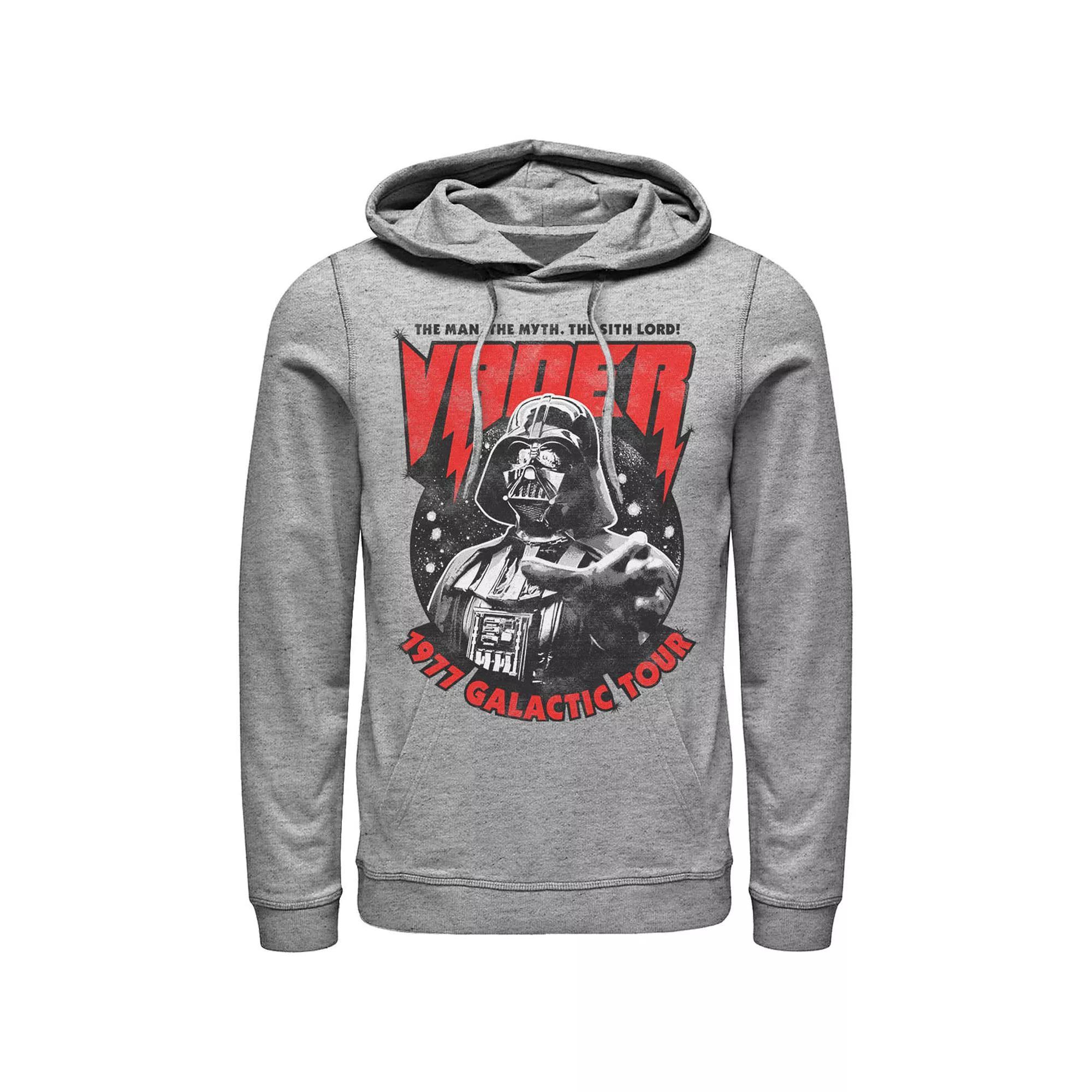 Men's Star Wars Vader 1977 Galactic Tour Metal Poster Hoodie, Size: Large, Black Product Image