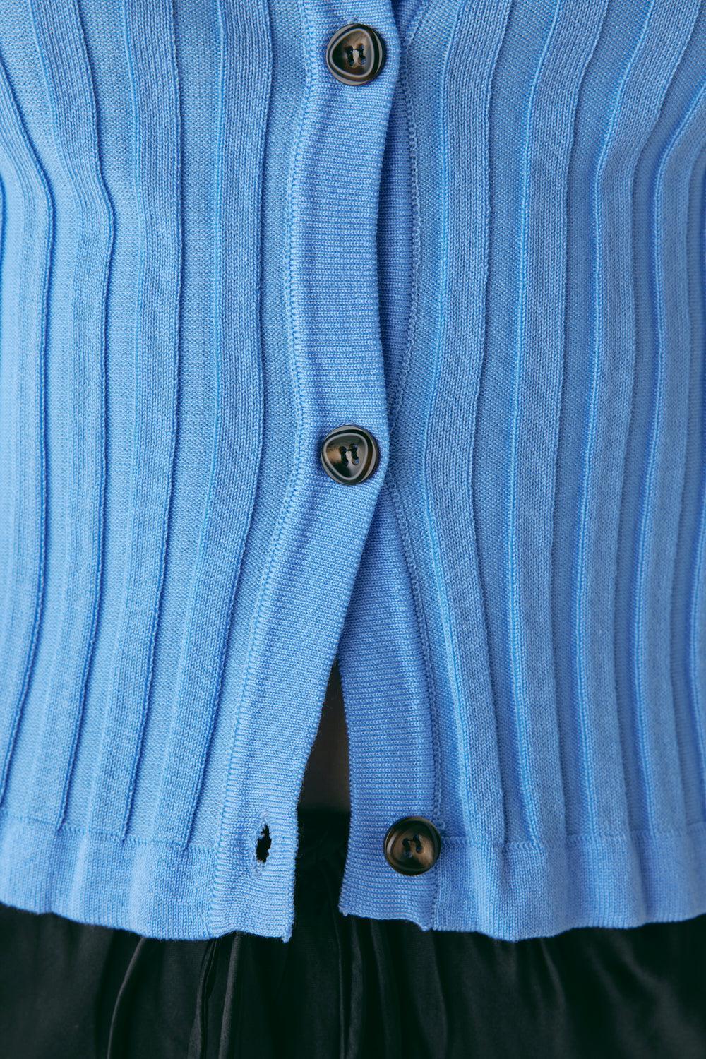 Hattie Knit Top Blue Product Image