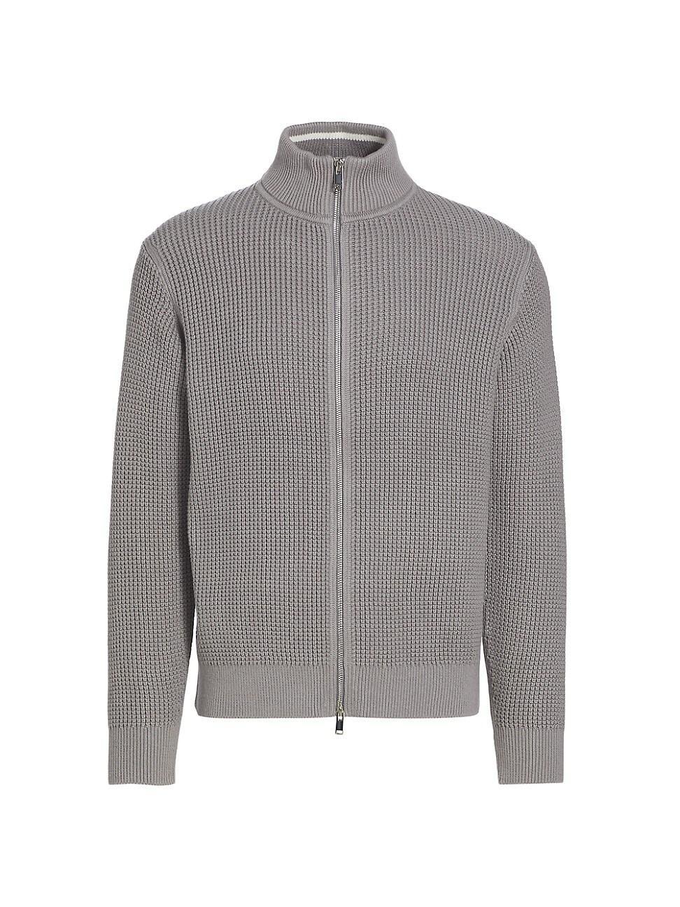 Mens Gary Cashton Full-Zip Knit Sweater Product Image