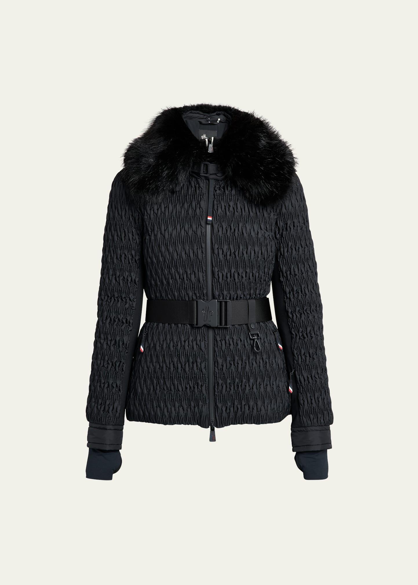 Moncler Plantrey Down Faux Fur Jacket Product Image