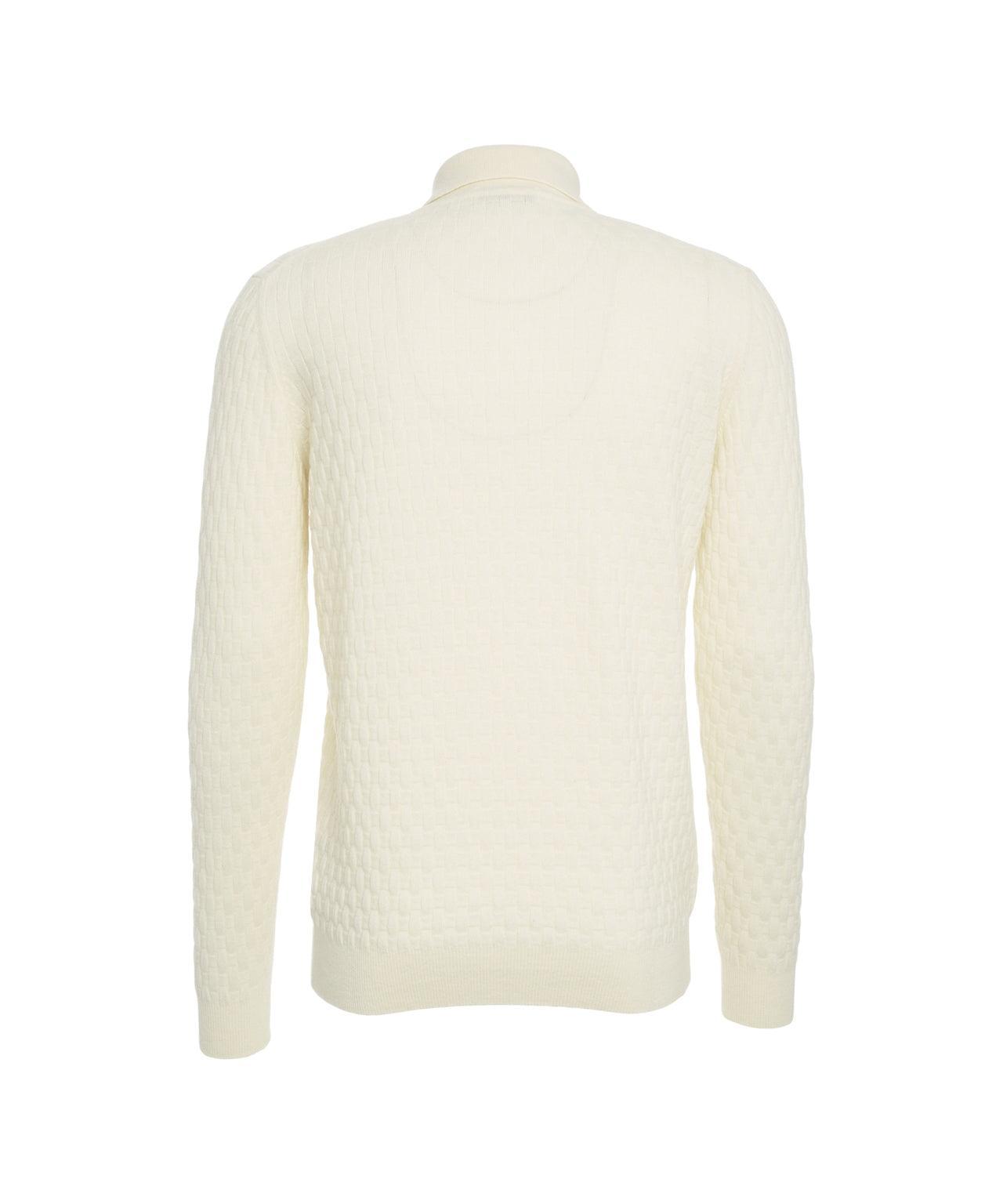 Knit polo shirt Product Image