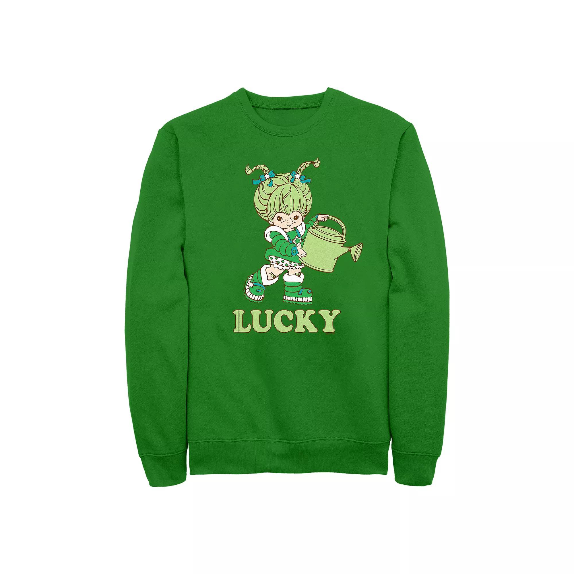 Men's Rainbow Brite Lucky Graphic Fleece, Size: XL, Kelly Product Image