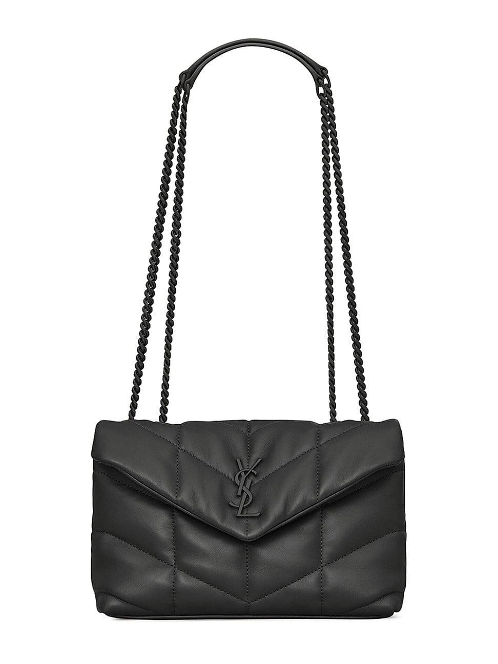Womens Puffer Toy Shoulder Bag in Quilted Lambskin Product Image