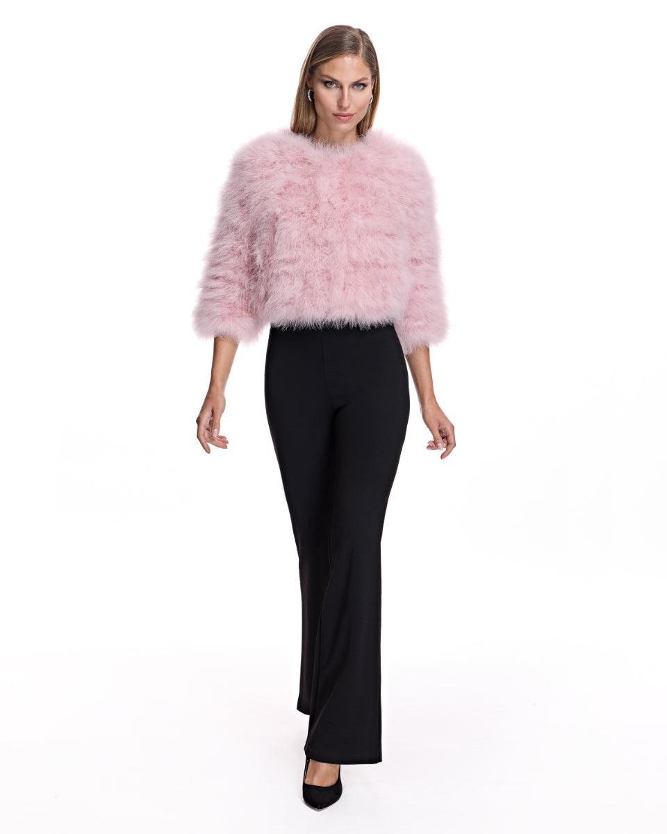 Cropped Feather Bolero Product Image
