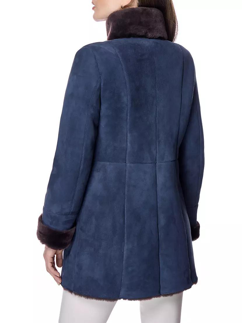Seamed Nubuck & Shearling Jacket Product Image