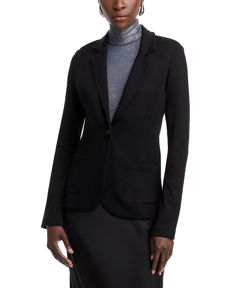 Womens Velour One-Button Blazer Product Image