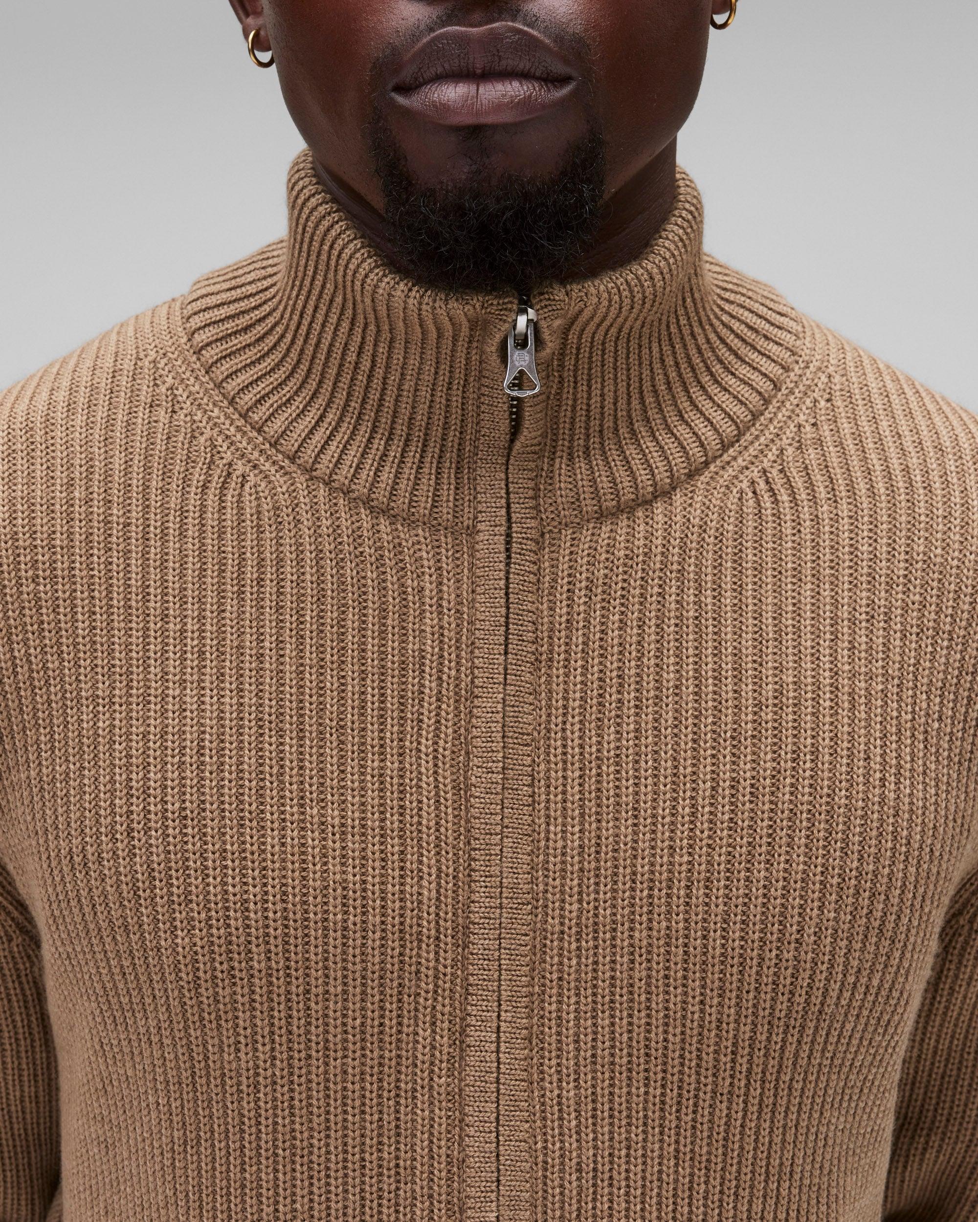 Merino Rib Vinnie Track Jacket Male Product Image
