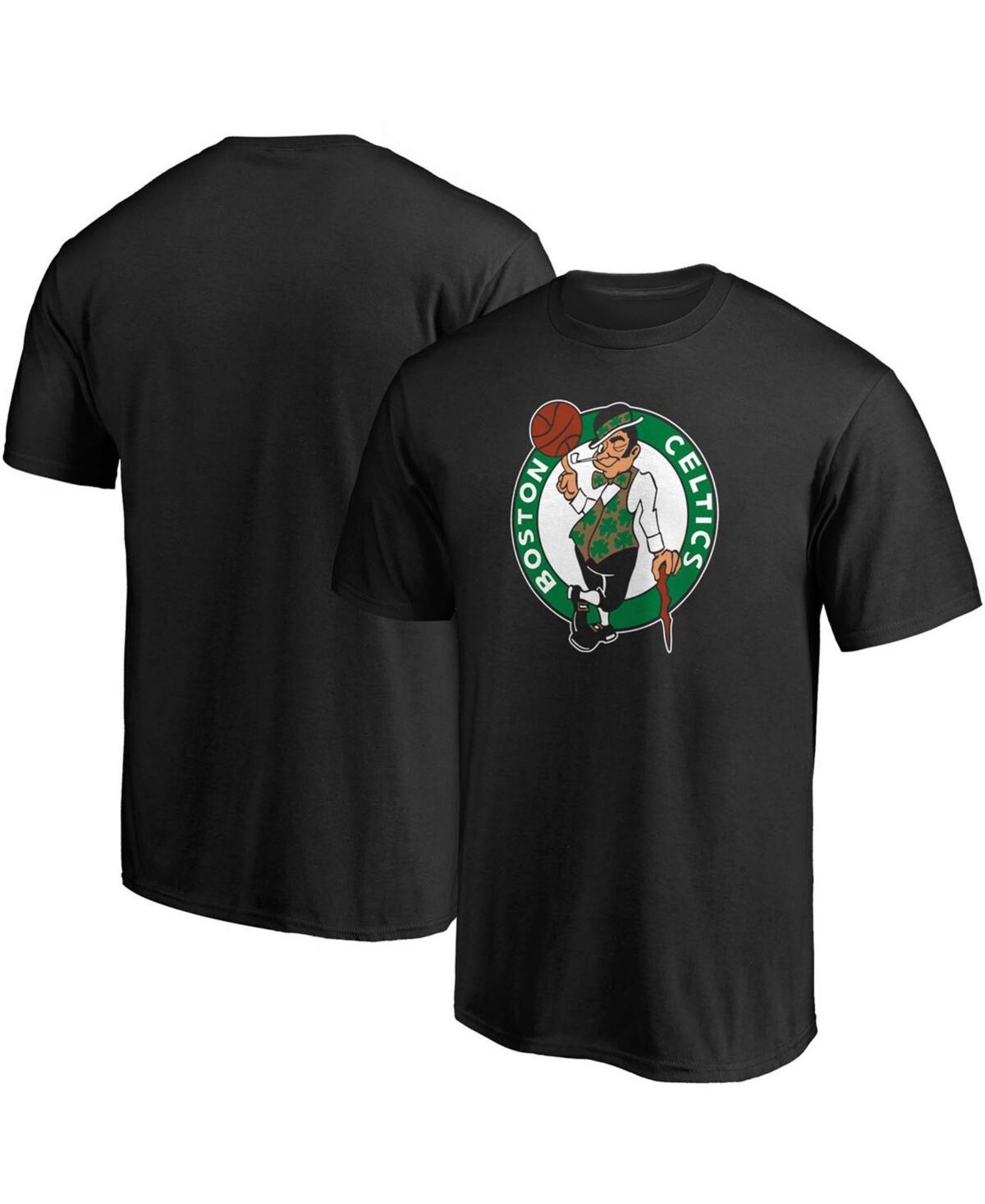 Men's Fanatics Branded Black Boston Celtics Primary Team Logo T-Shirt, Size: Large Product Image