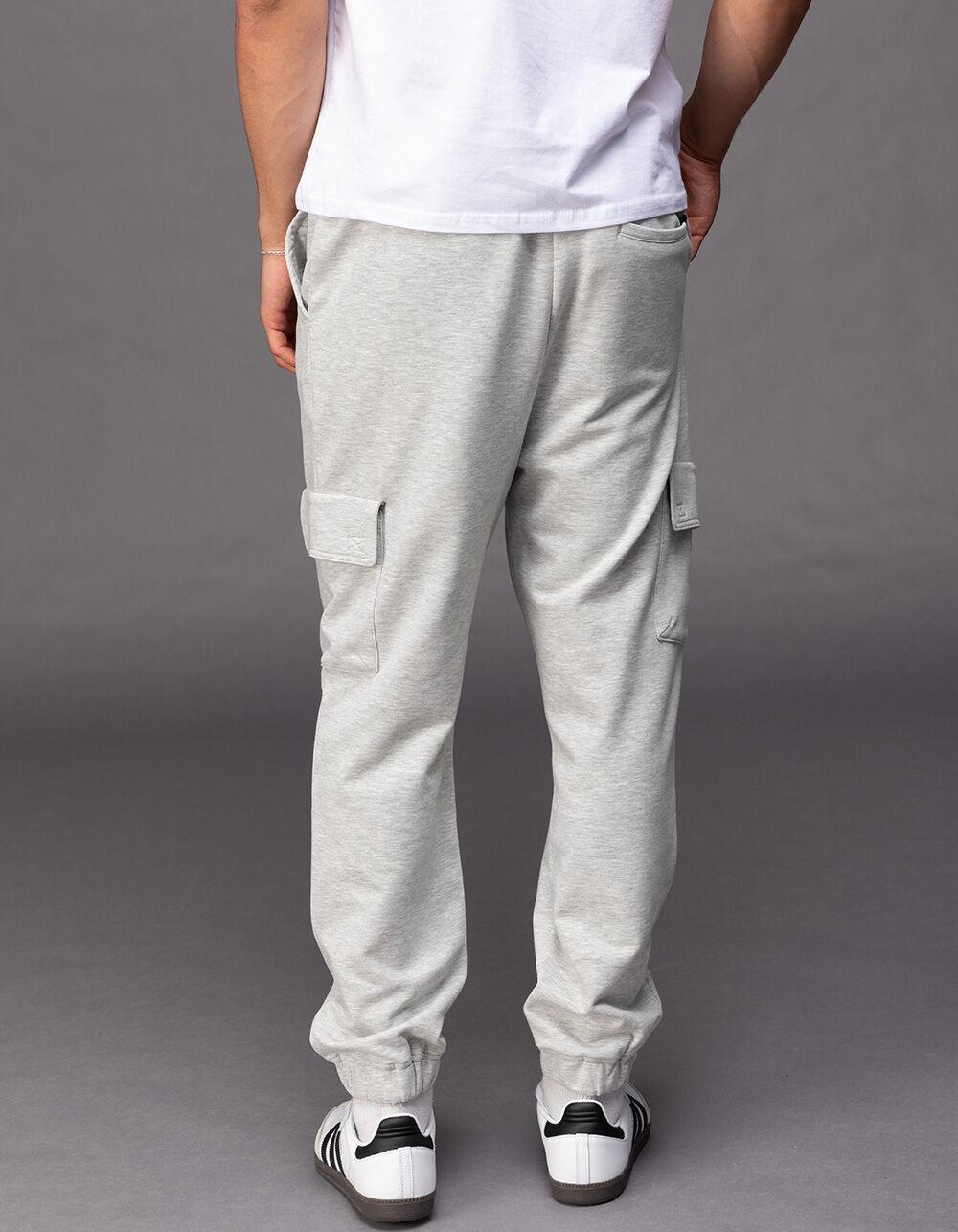 RSQ Mens Fleece Cargo Jogger Sweatpants Product Image