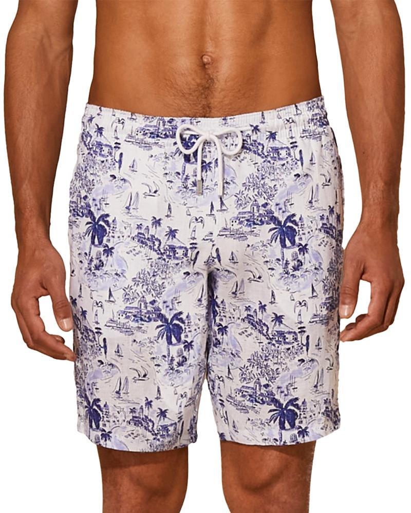Mens Riviera Linen Bermuda Shorts Product Image