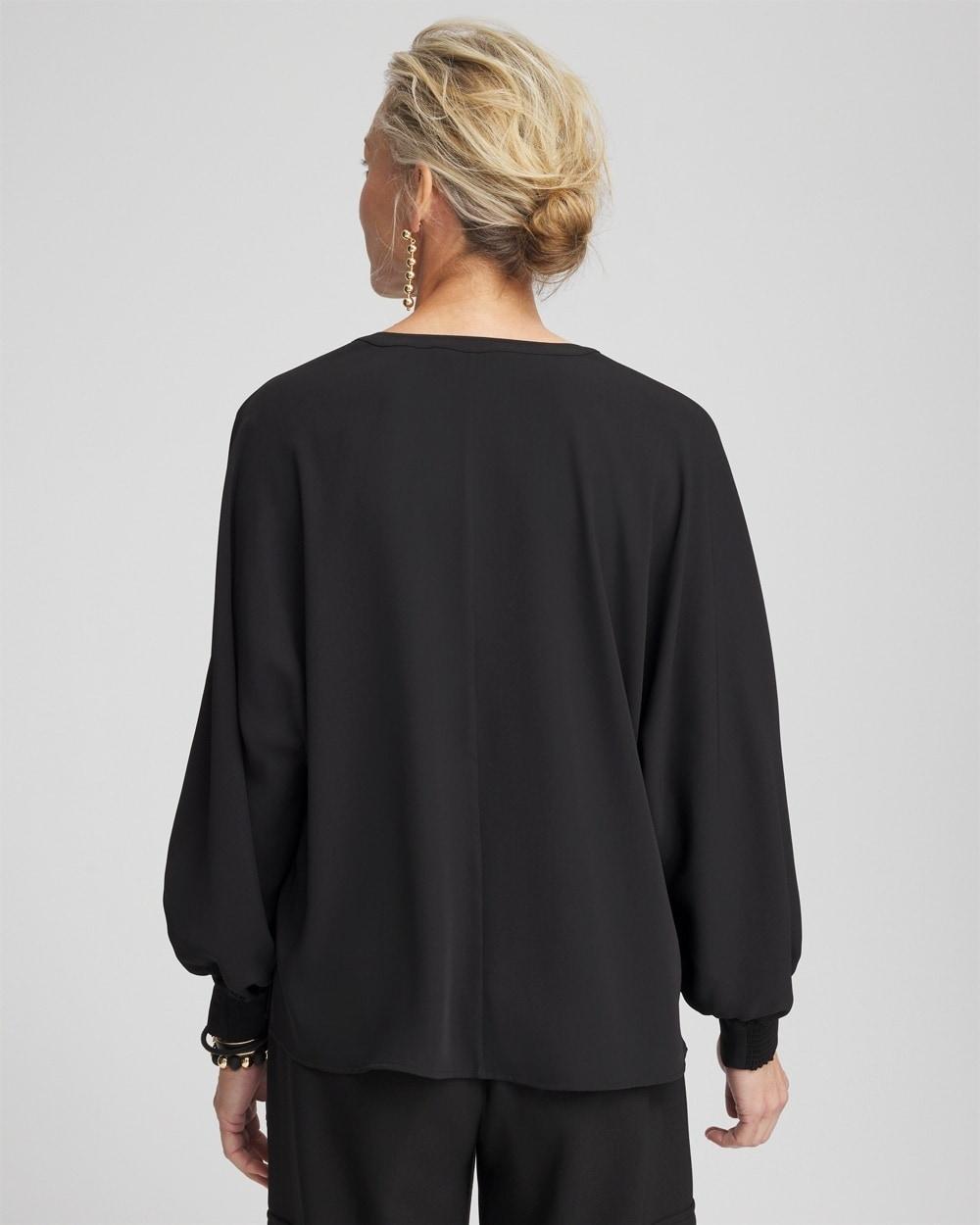 Satin Dolman Sleeve Top Product Image