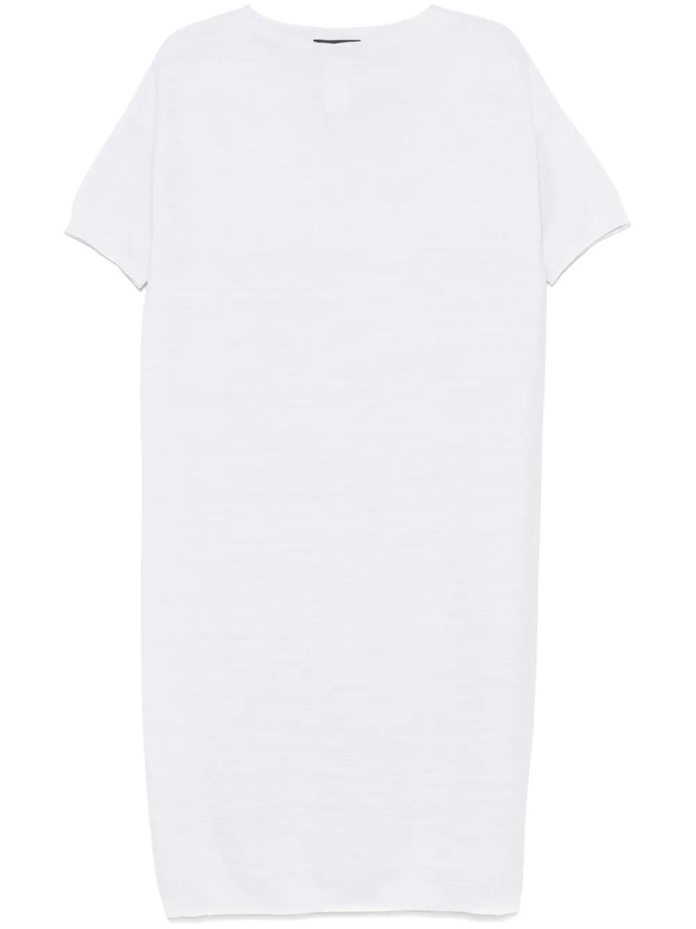 FABIANA FILIPPI Lurex Midi Dress In White Product Image