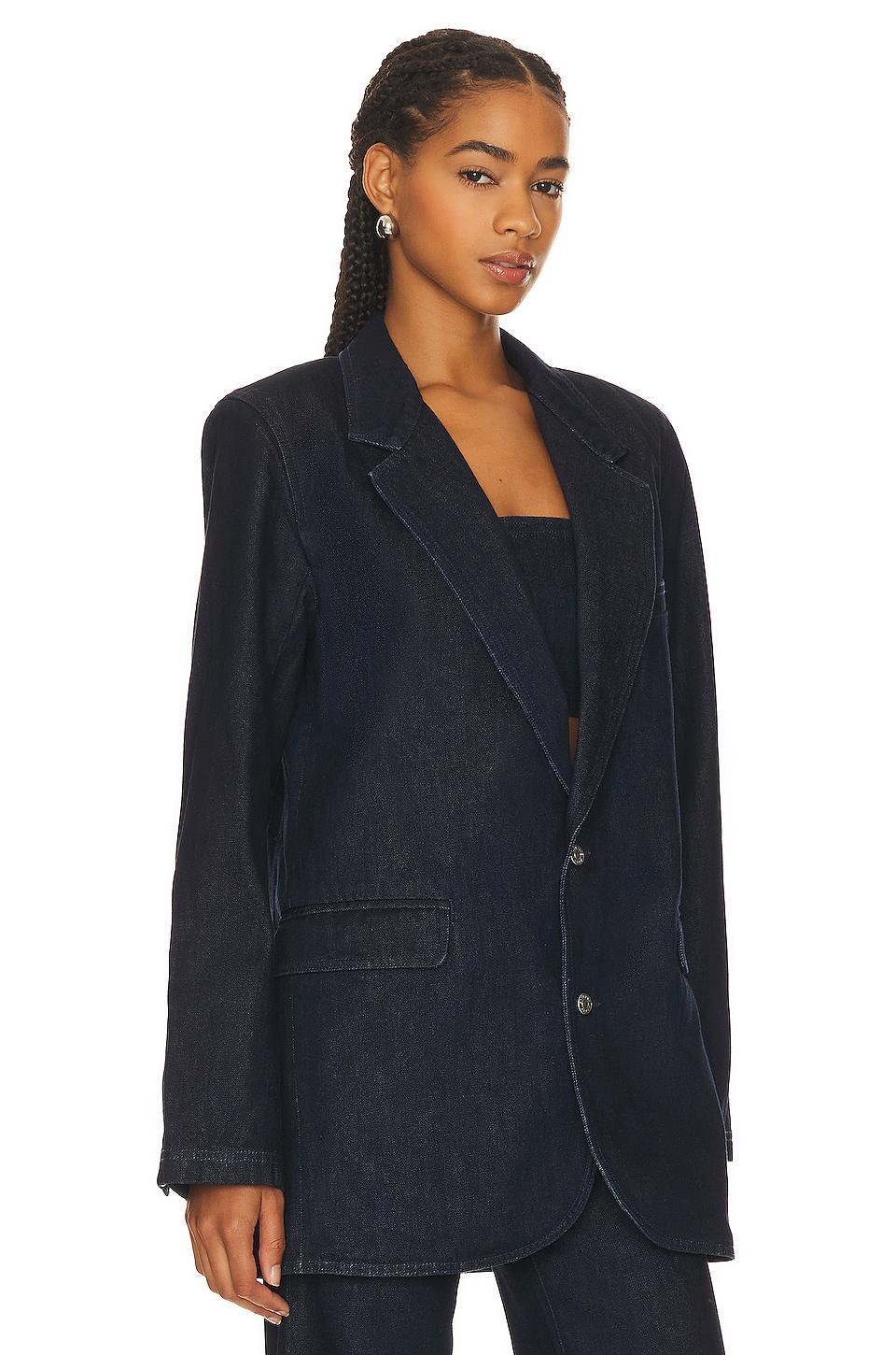 Sloane Denim Blazer GRLFRND Product Image