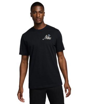 Nike Mens Classic-Fit Embroidered Logo Graphic Golf T-Shirt Product Image