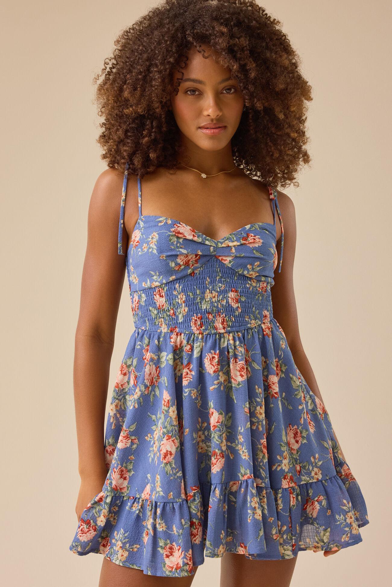 Landis Floral Mini Dress Product Image