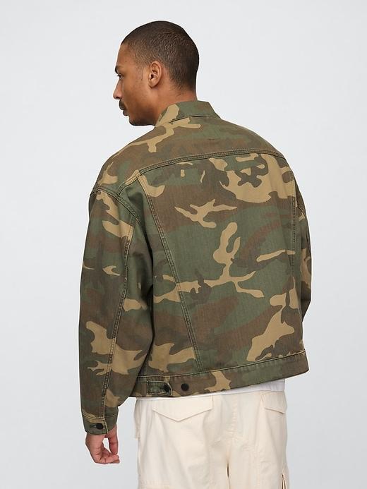 Camo Icon Denim Jacket Product Image
