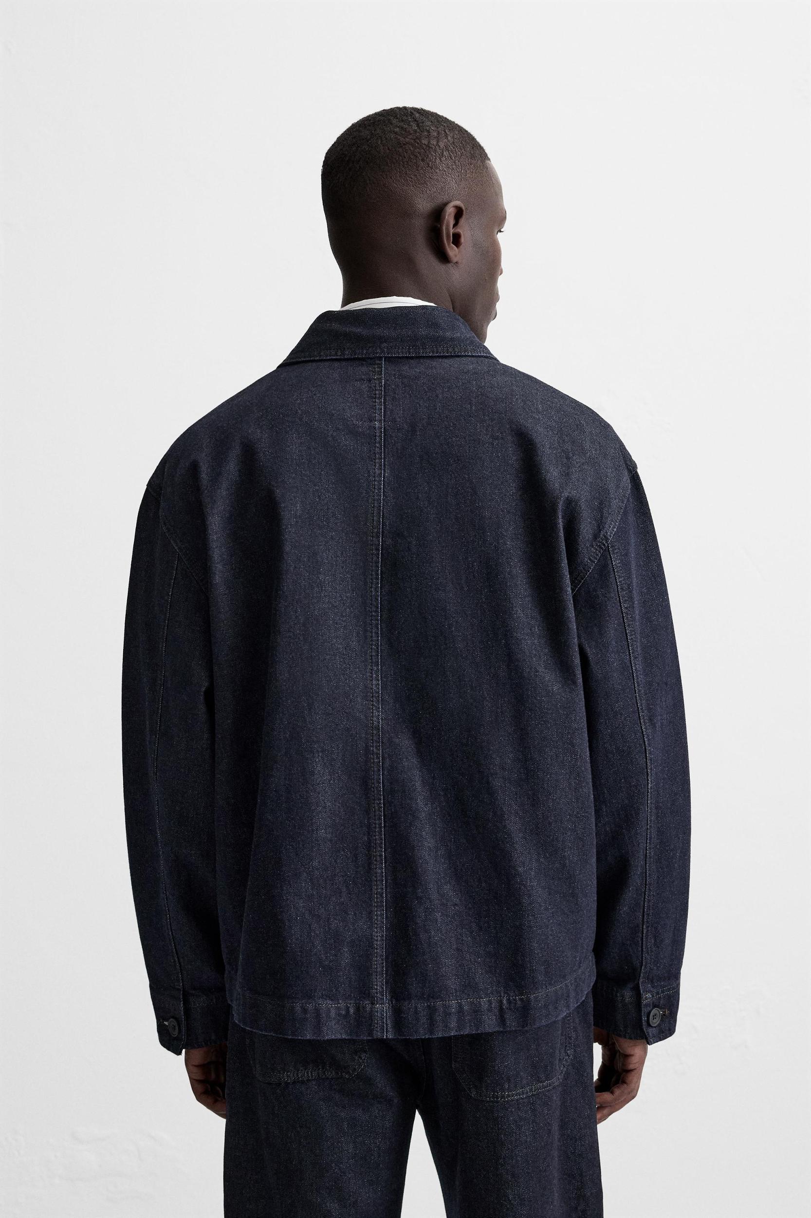BOXY FIT DENIM JACKET Product Image
