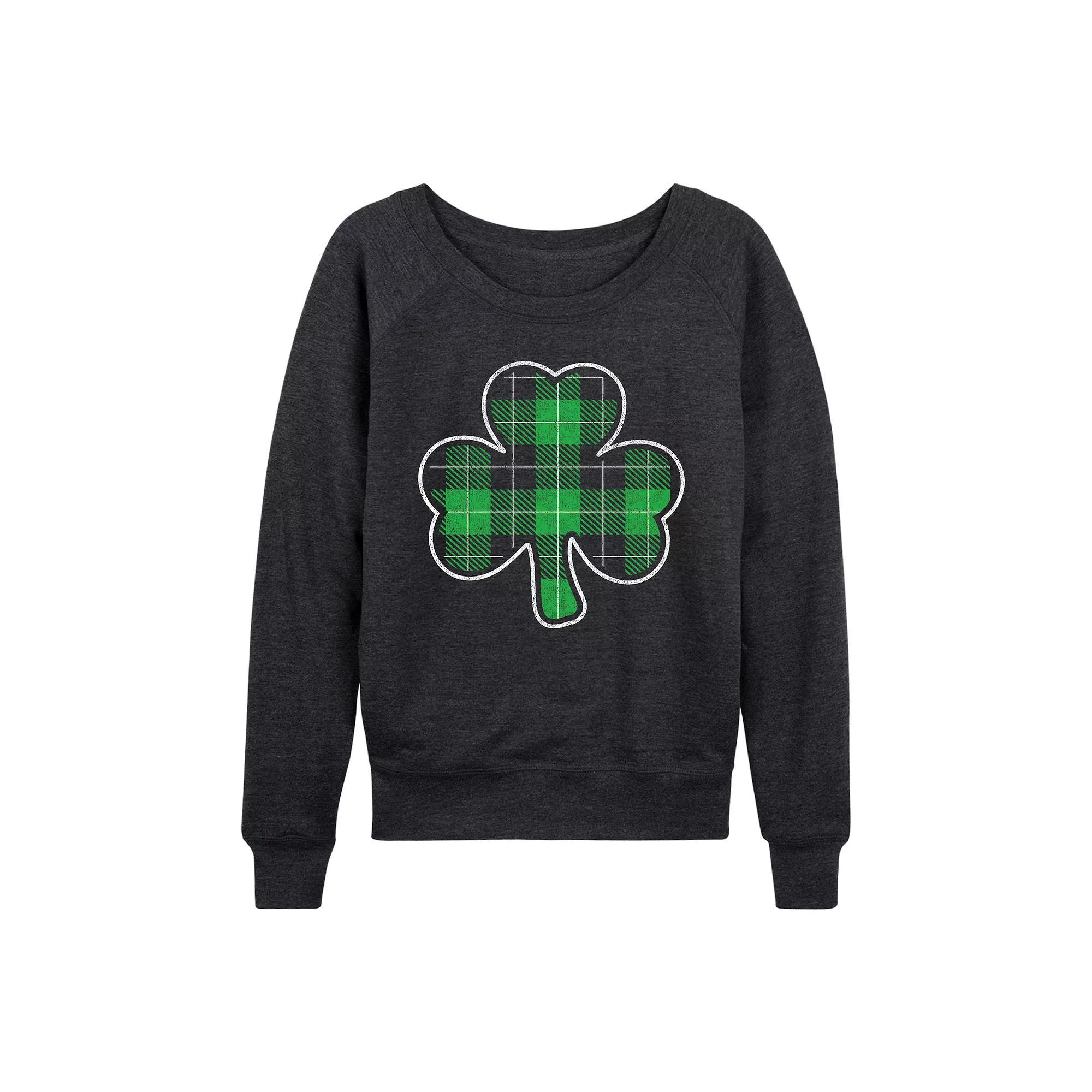 Disney's Mickey Mouse Women's Spider Web Outline French Terry Long Sleeve Tee, Size: Large, Heather Grey Product Image
