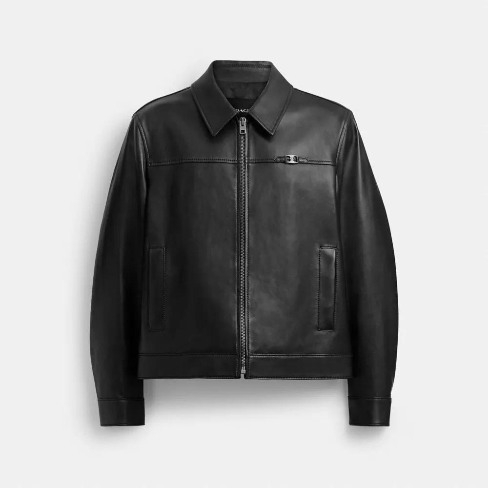 Heritage C Lightweight Leather Jacket Product Image