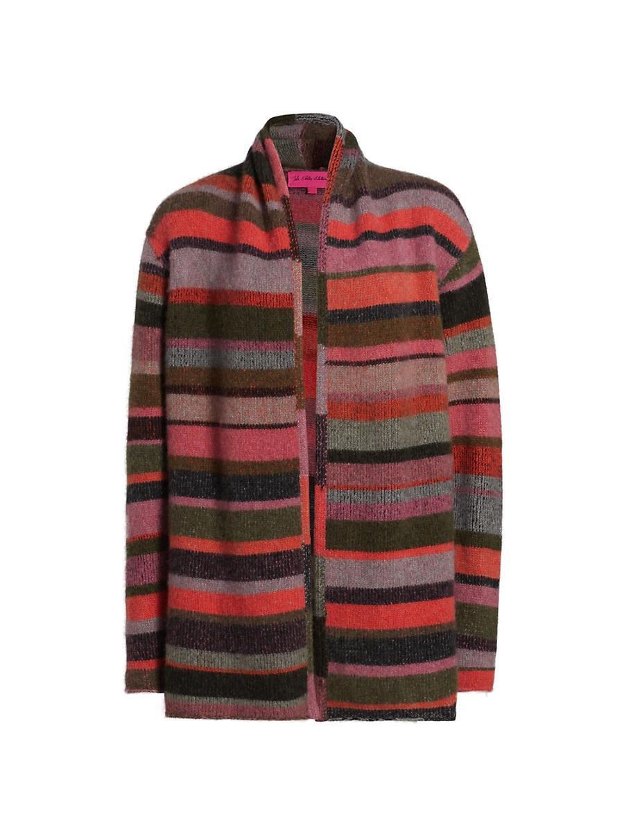 Womens Striped Italy Smoking Cardigan Product Image
