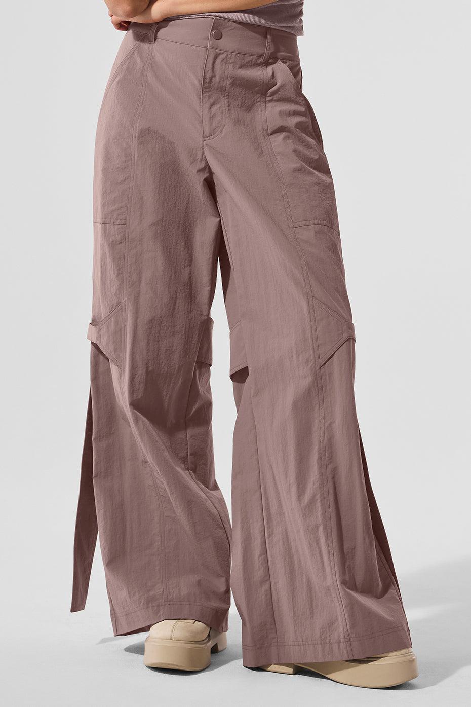 High-Waist Voyager Trouser - Mushroom Product Image