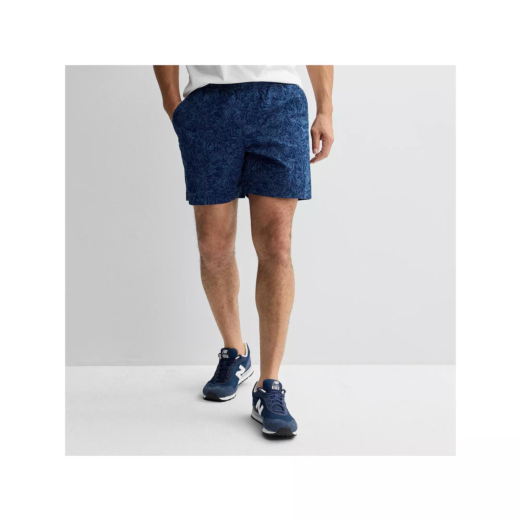 Mens Sonoma Goods For Life 7 Everyday Pull-On Shorts Blue Tropic Product Image