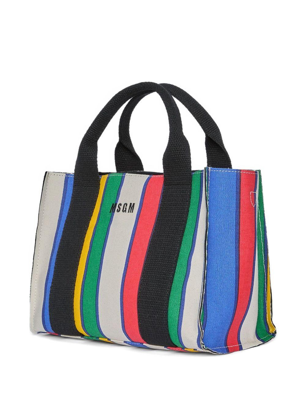 striped tote bag  Product Image
