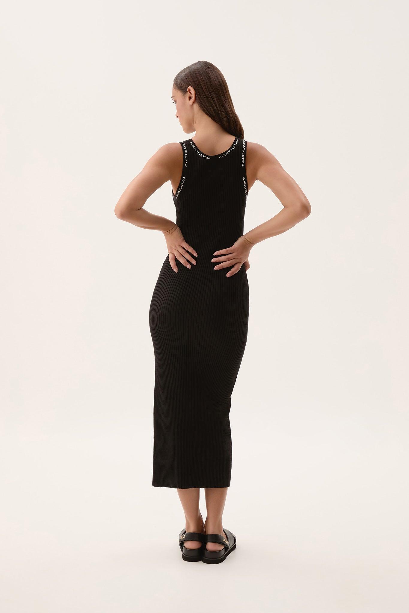 Knitted Logo Maxi Dress 821 Product Image