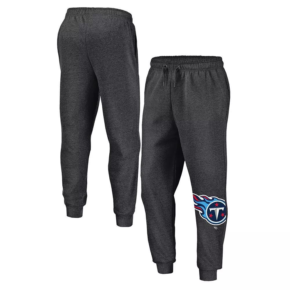 Men's Fanatics  Heather Charcoal New England Patriots Boost Fleece Joggers, Size: 2XL Product Image