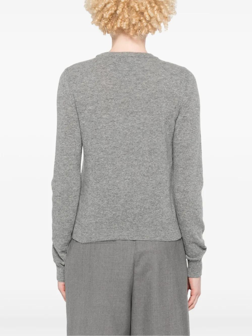 heart-embroidered sweater Product Image