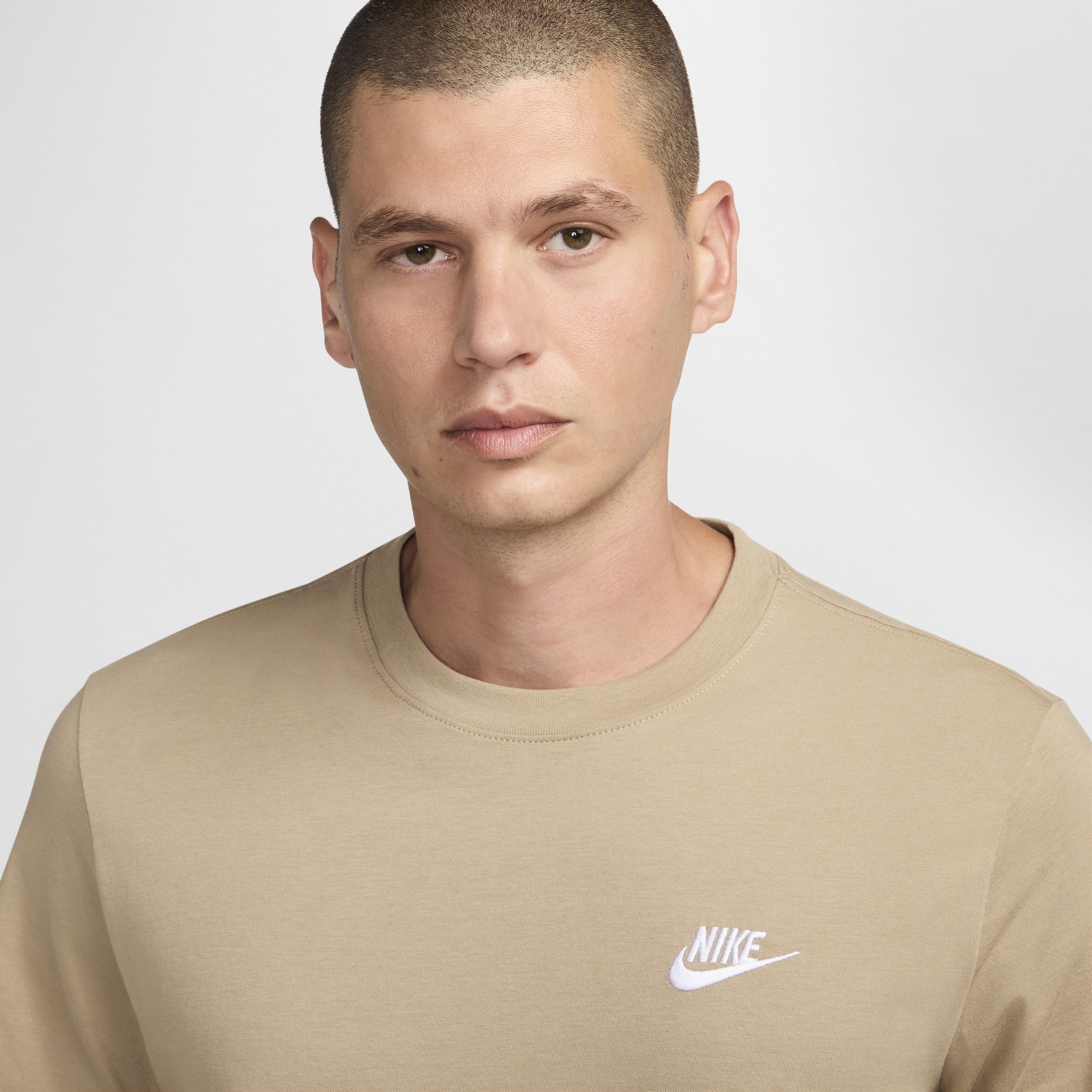 Big & Tall Nike Sportswear Club Tee, Mens Dark Gray Grey Product Image