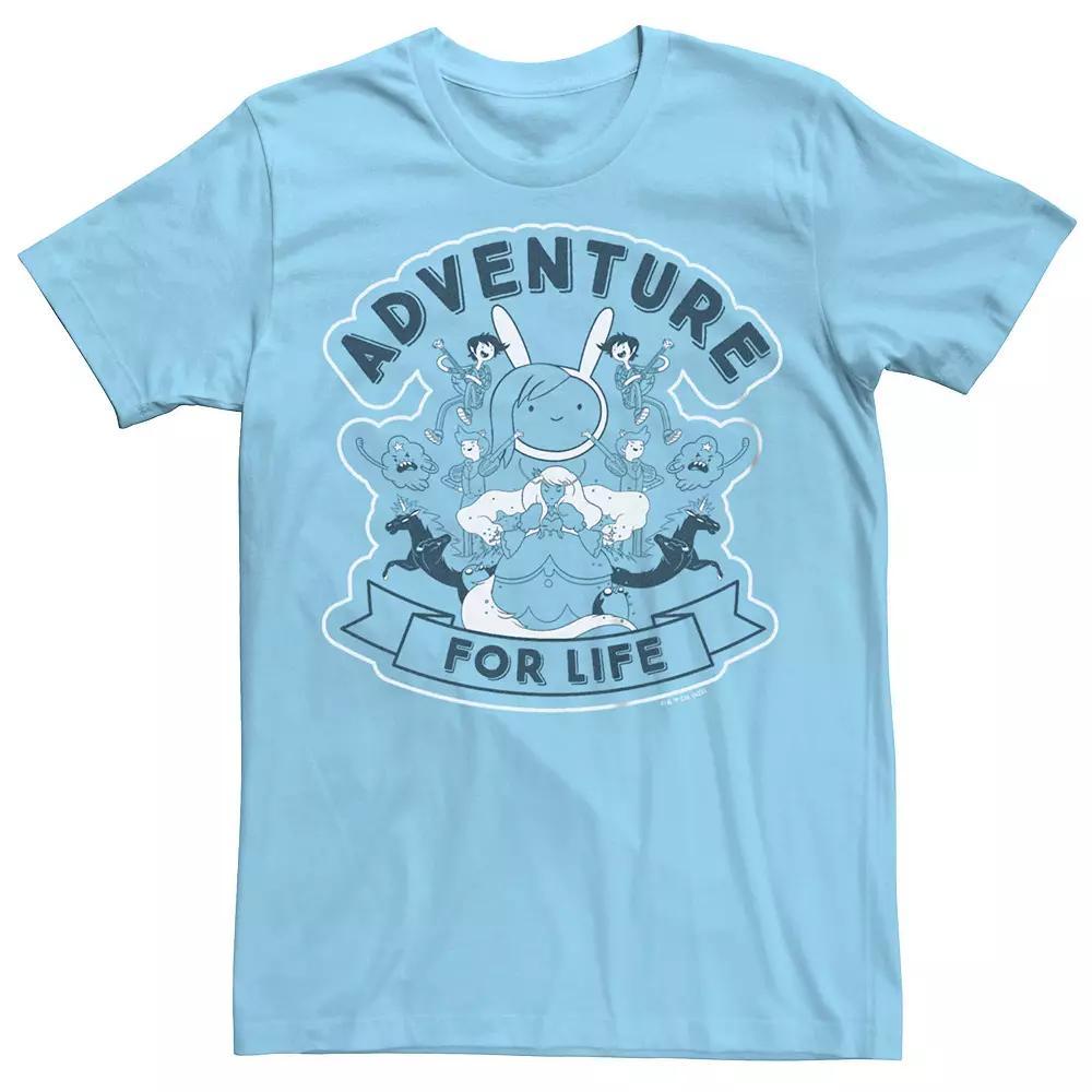 Men's Adventure Time For Life Tee, Size: Small, Light Blue Product Image