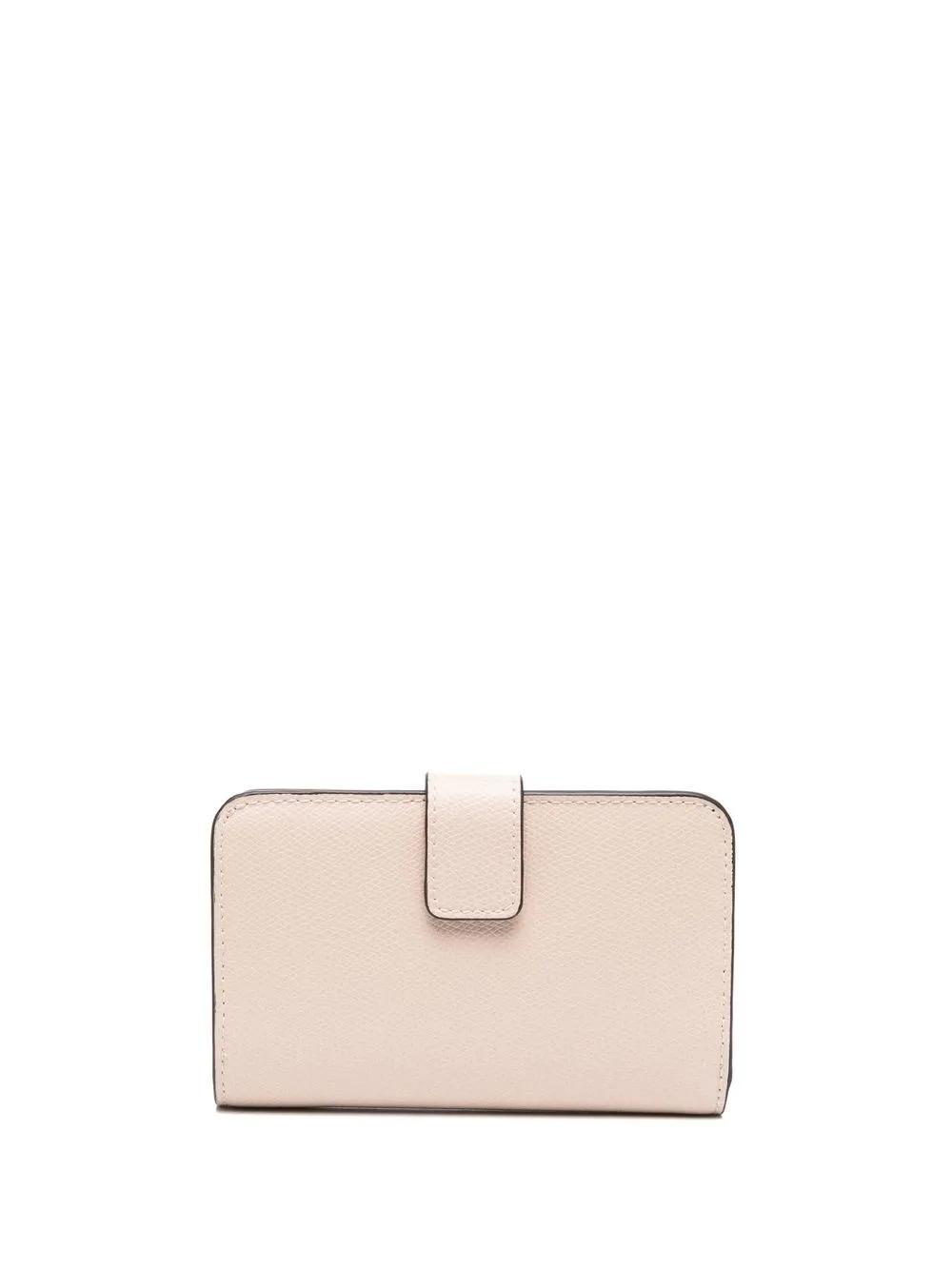 FURLA Bi-fold Leather Wallet In Neutrals Product Image