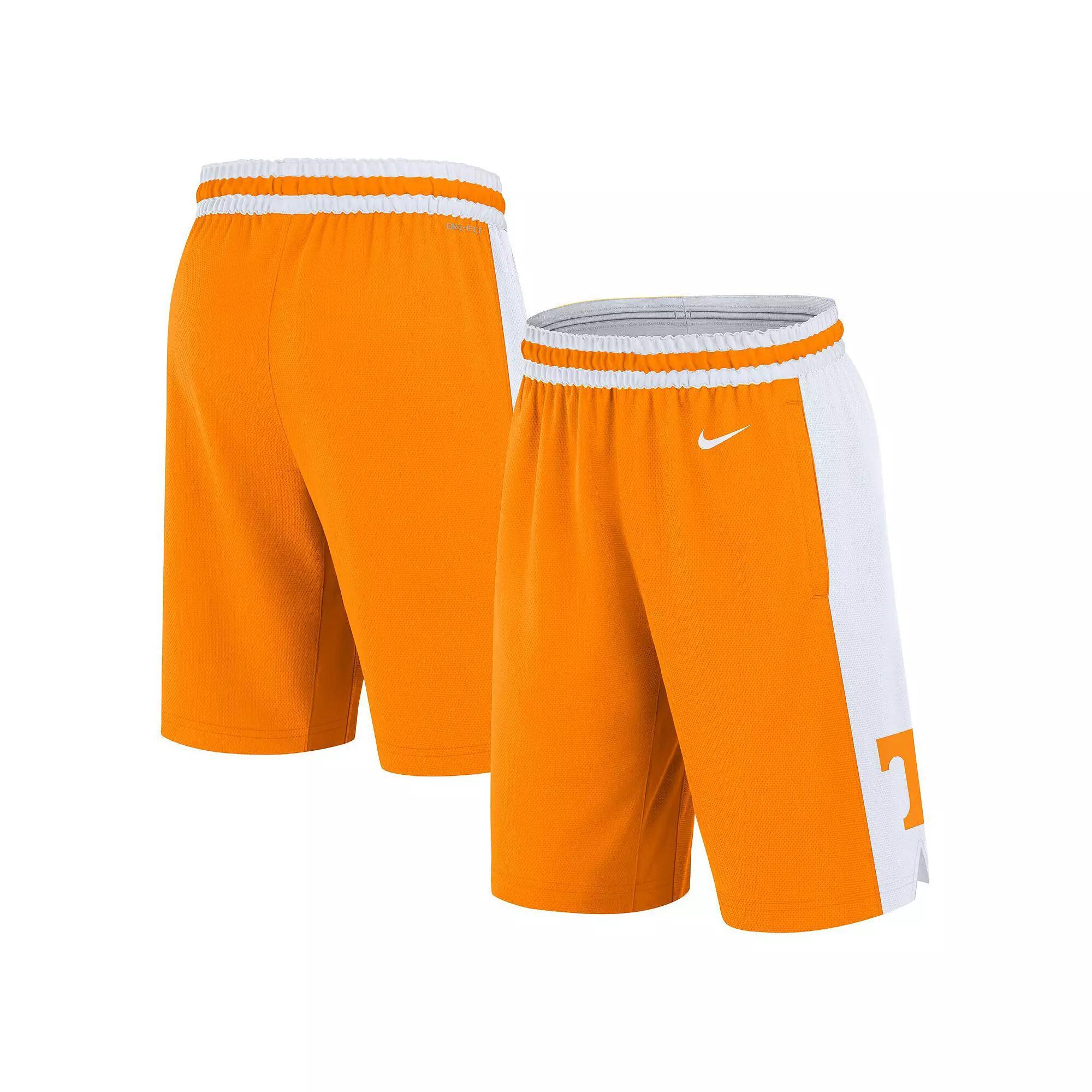 Men's Nike Tennessee Orange Tennessee Volunteers Road Replica Performance Basketball Shorts, Size: Large Product Image