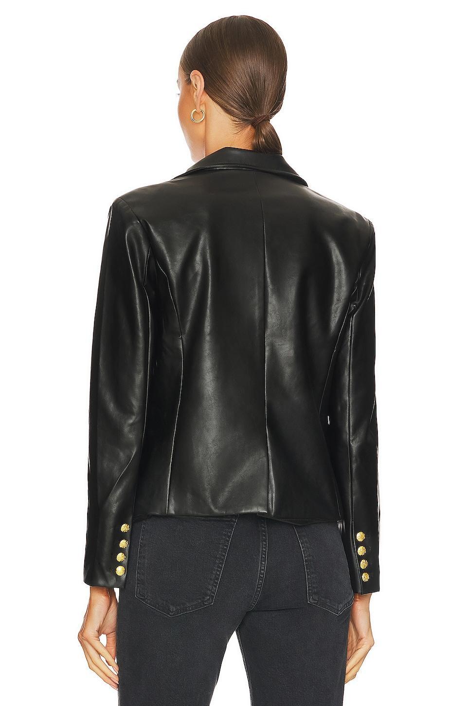 Nico Faux Leather Blazer Central Park West Product Image