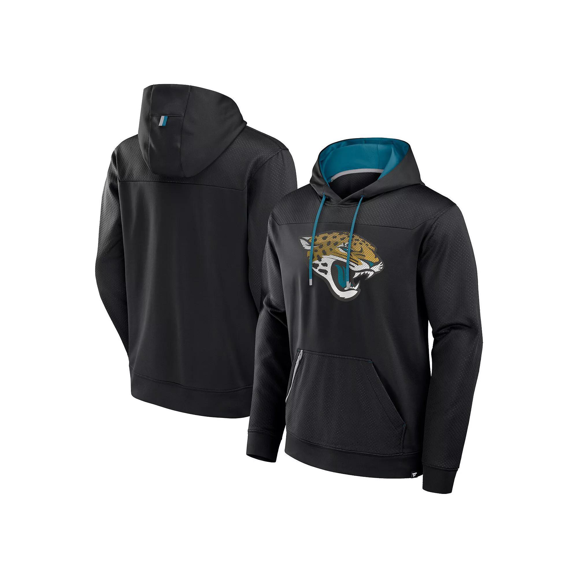 Men's Fanatics Black Jacksonville Jaguars Defender Pullover Hoodie, Size: Large Product Image