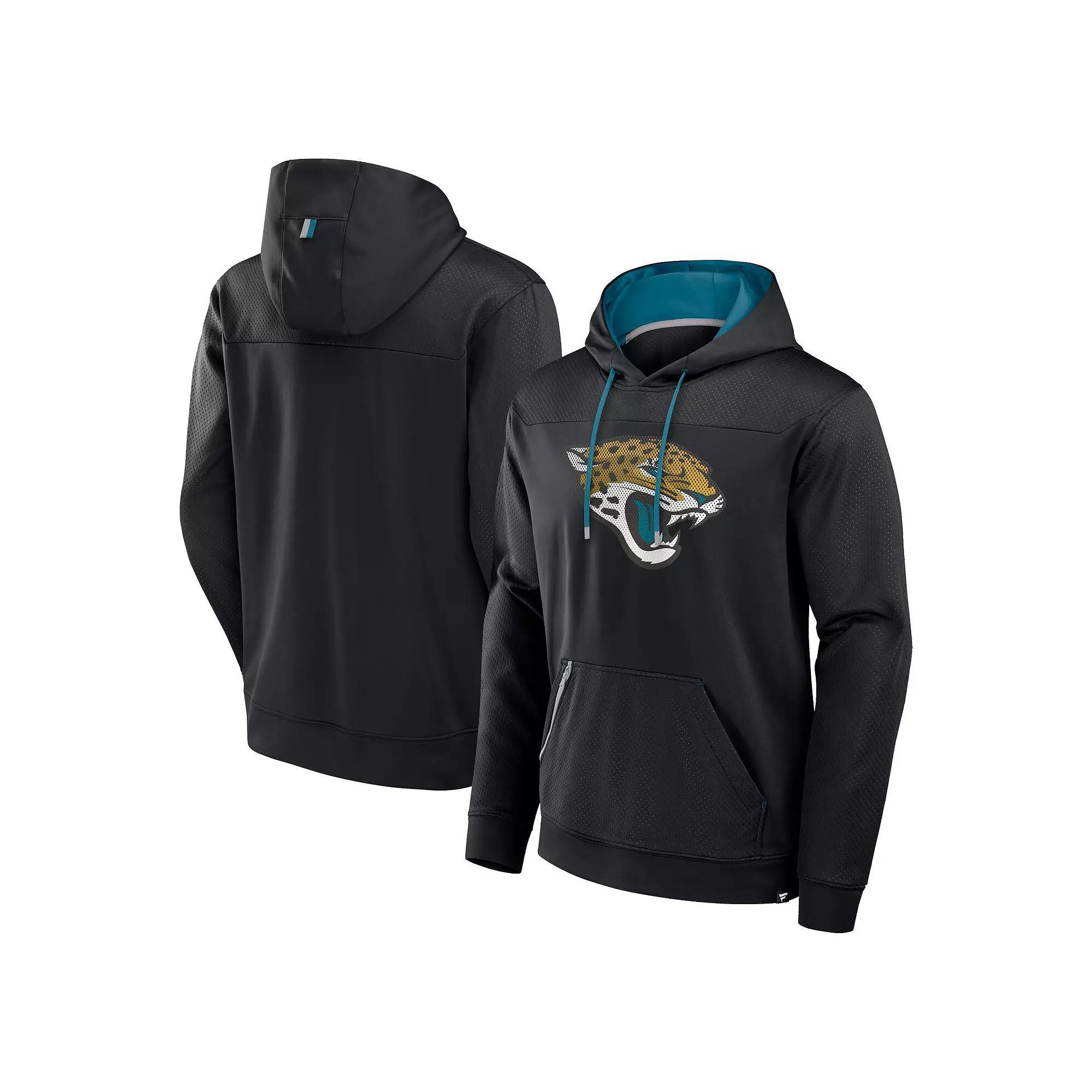 Men's Fanatics Black Jacksonville Jaguars Defender Pullover Hoodie, Size: Large Product Image