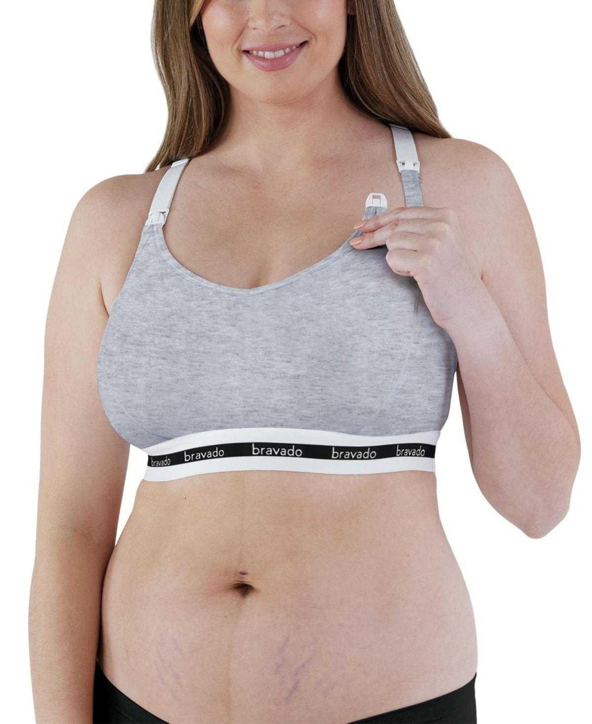 Bravado! Designs Women's Original Full Cup Nursing Bra - Black S: Racerback, Adjustable Straps, Pullover Product Image