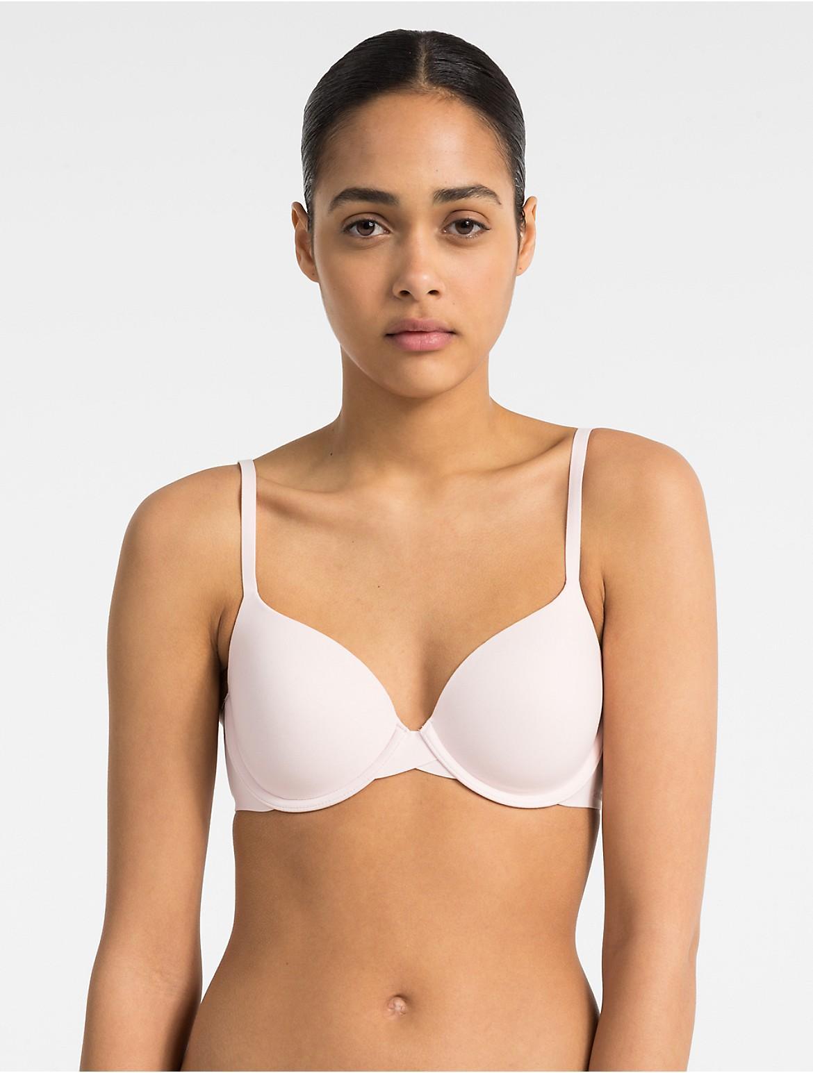 Calvin Klein Womens Perfectly Fit Modern T-Shirt Bra - Blue Product Image