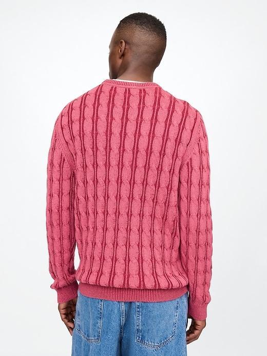 Classic Cable-Knit Sweater Product Image