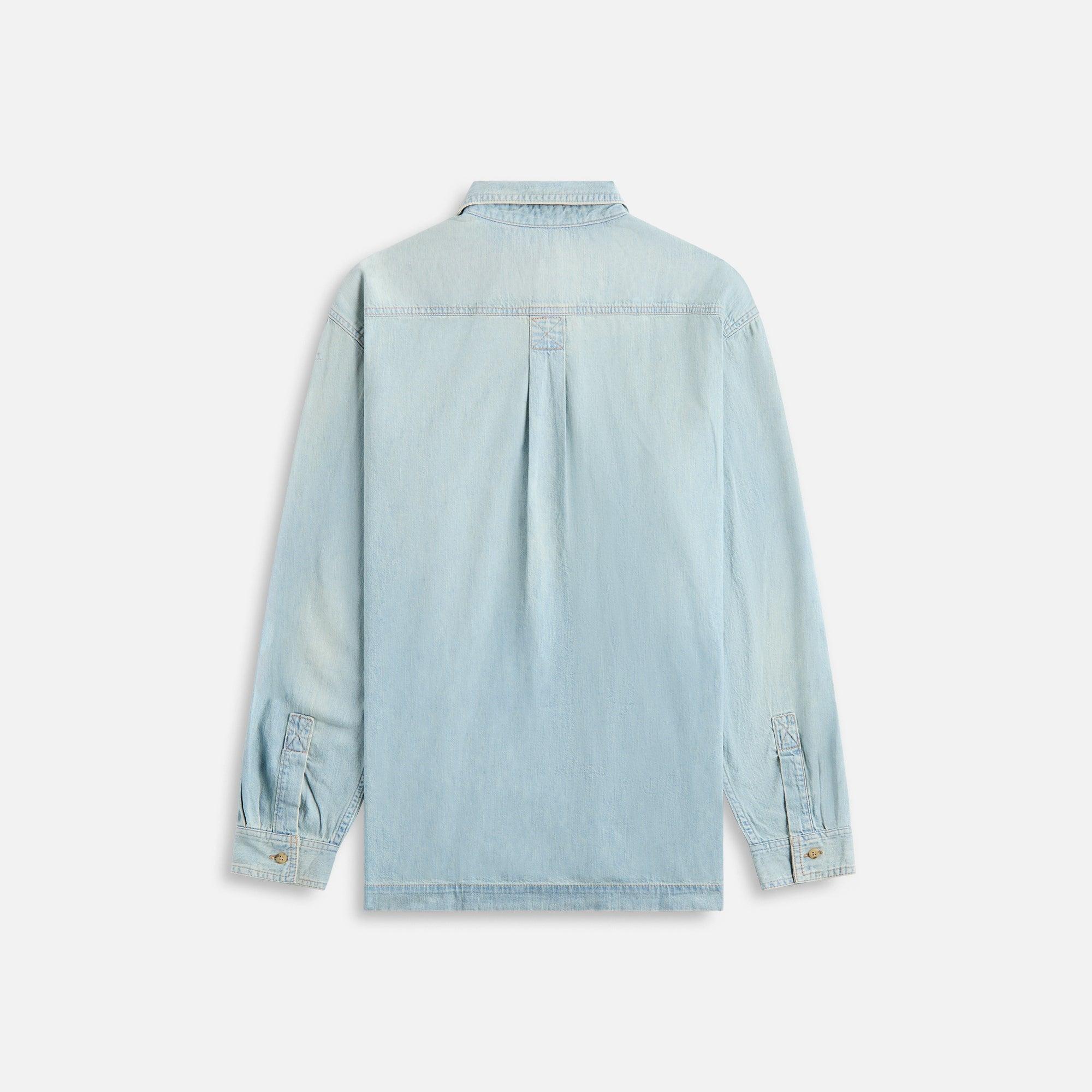 John Elliott Princeton Work Shirt - Indigo Male Product Image